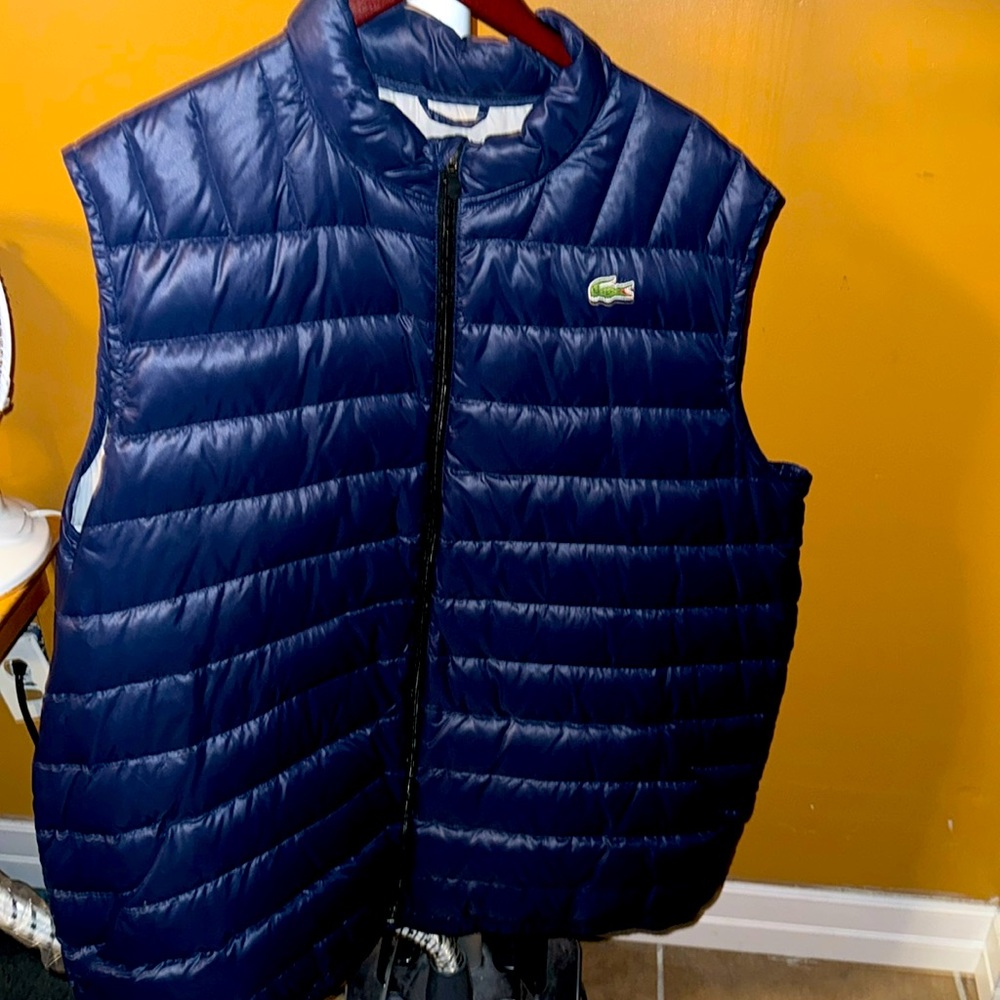 Blue Lacoste vest